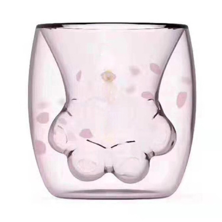 猫の手　肉球グラス
