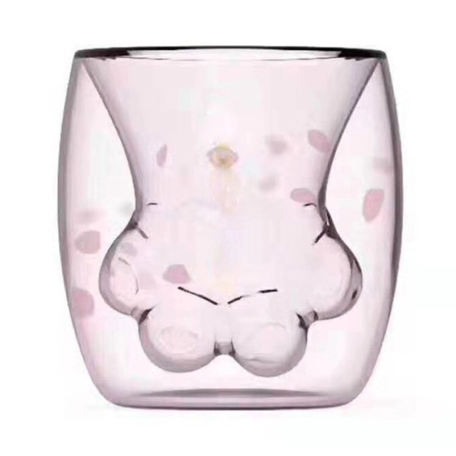 猫の手　肉球グラス