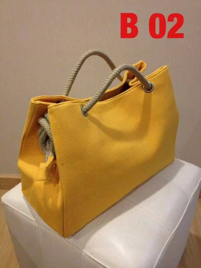 ロープバッグ　イエロー