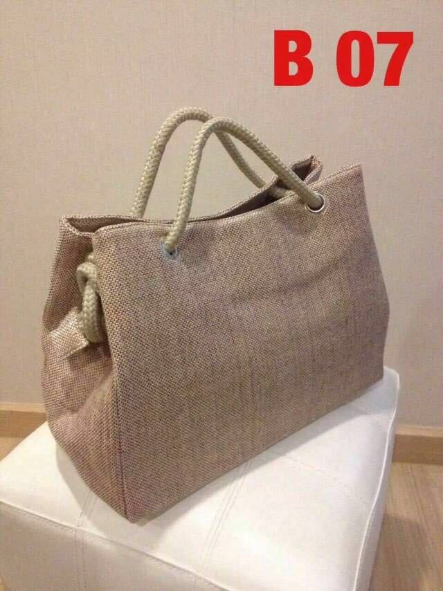 ロープバッグ　ベージュ