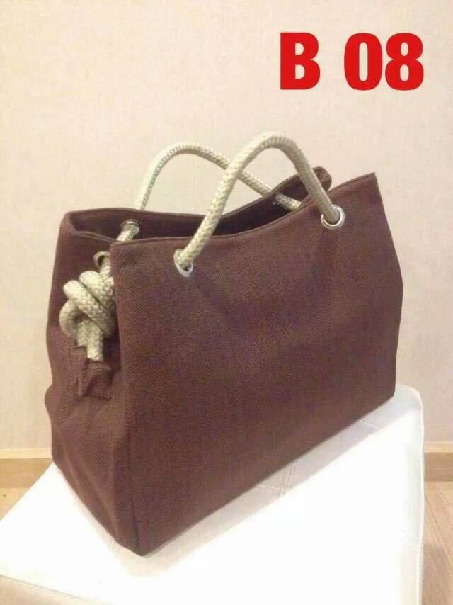 ロープバッグ　茶色