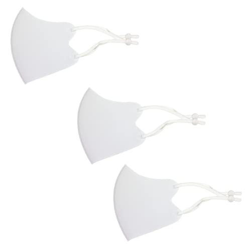 温感マスク３枚SET（白）秋冬用　温感　抗菌　消臭　防寒　洗えるホットマスク！S,M,L