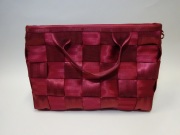 シートベルトバッグA4サイズ(ワインレッド):SB4010WN