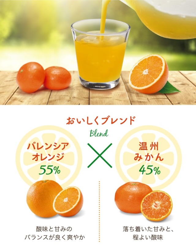 オレンジみかんジュース 3本セット