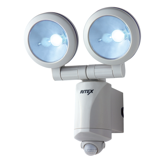 乾電池式 1.3W×2 LED センサーライト
