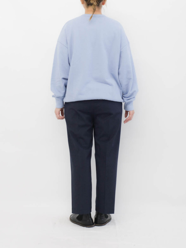 alvana アルヴァナ｜吊り編みスウェット ブルー