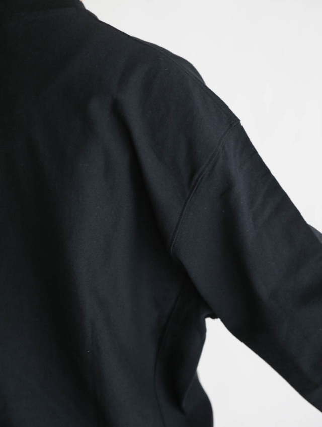 alvana アルヴァナ｜空紡天竺スウェットTシャツ ブラック