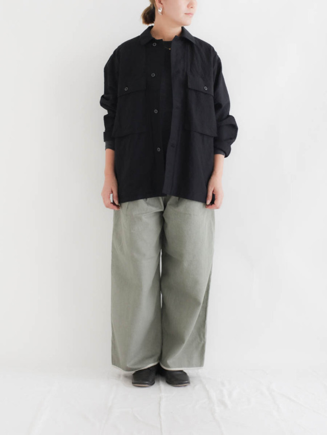 alvana ウール100% シャツ　Mサイズ相当 alvana ウール100% シャツMサイズ相当