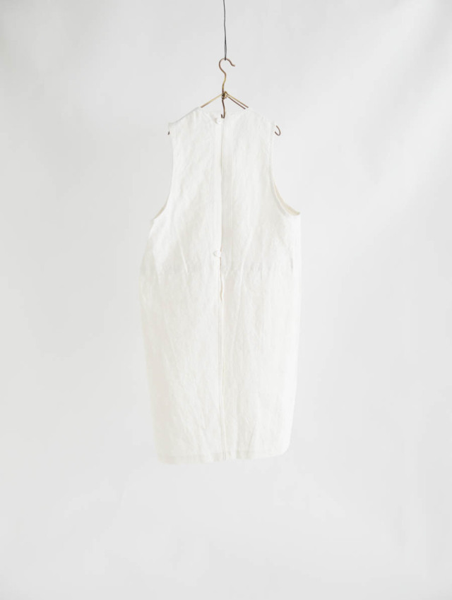 ARTEPOVERA リネンエプロン ARTE POVERA アルテポーヴェラ｜リネンシーツエプロン（ホワイト）