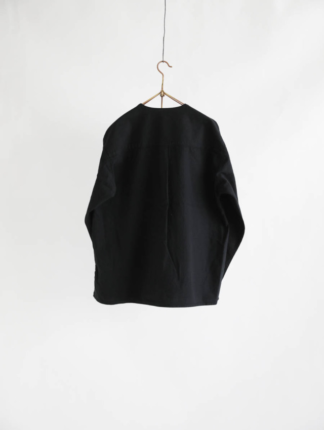 ARTE POVERA アルテポーヴェラ / コットン&リネンMIX製品染ヘンリー 