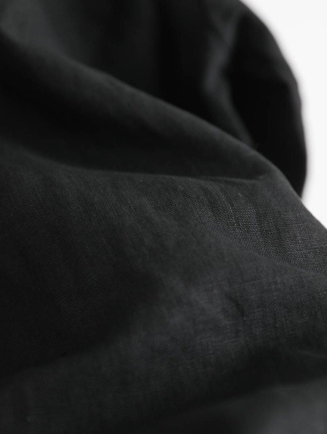 ARTE POVERA アルテポーヴェラ｜リネンキャンバスZIPジャケット ブラック