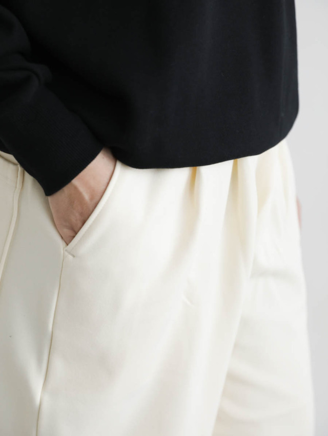 ARTE POVERA ワイドパンツ ARTE POVERA アルテポーヴェラ｜ポンチ裏起毛2タックワイド