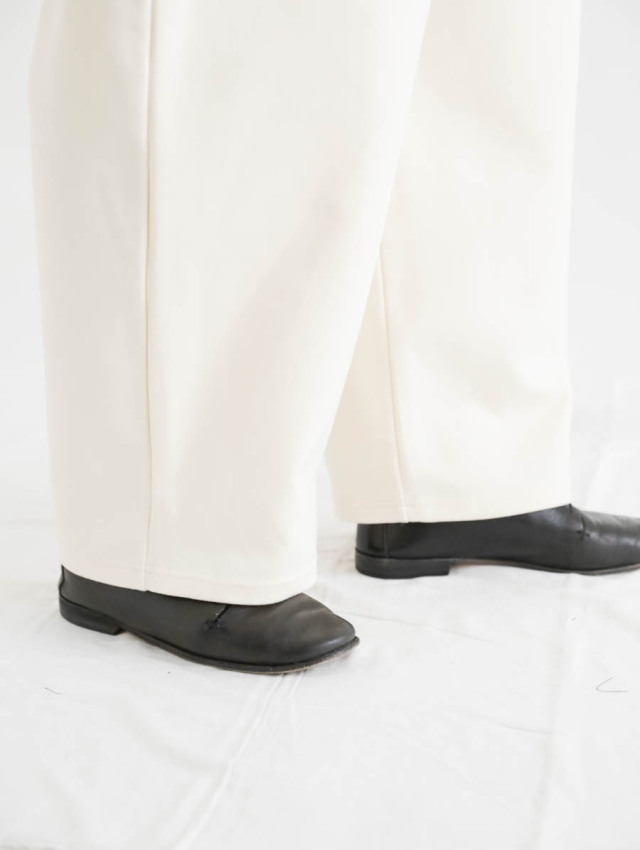 ARTE POVERA ワイドパンツ ARTE POVERA アルテポーヴェラ ポンチ裏起毛2タックワイドパンツ
