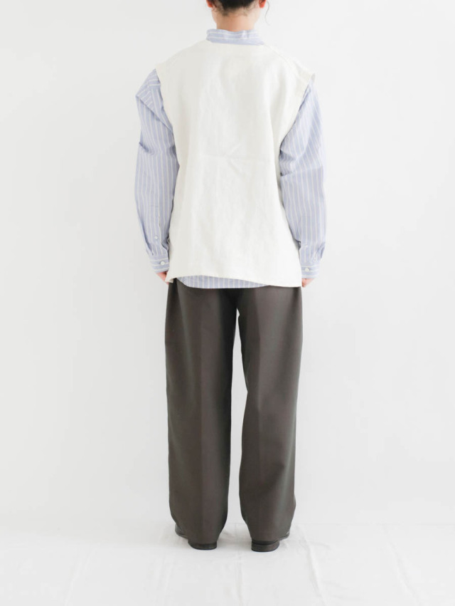 ARTE POVERA アルテポーヴェラ｜リネンキャンバスVネックベスト