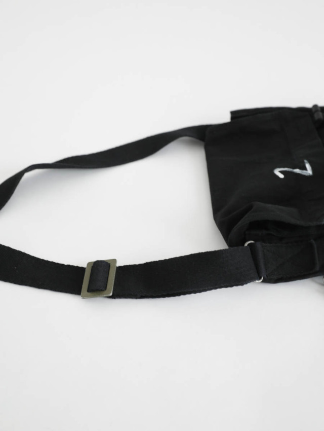 ARTE POVERA 1960年代チェコ軍ショルダー黒染ハンドプリントBAG ARTE POVERA アルテポーヴェラ｜1960年代チェコ軍ショルダー RE