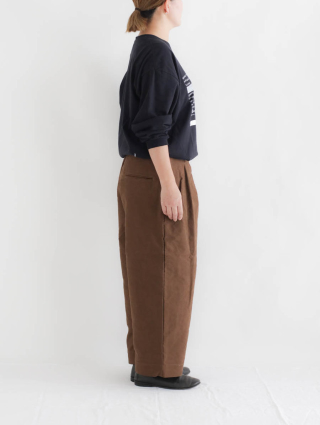 ARTE POVERA アルテポーヴェラ｜モールスキン2タックイージーパンツ