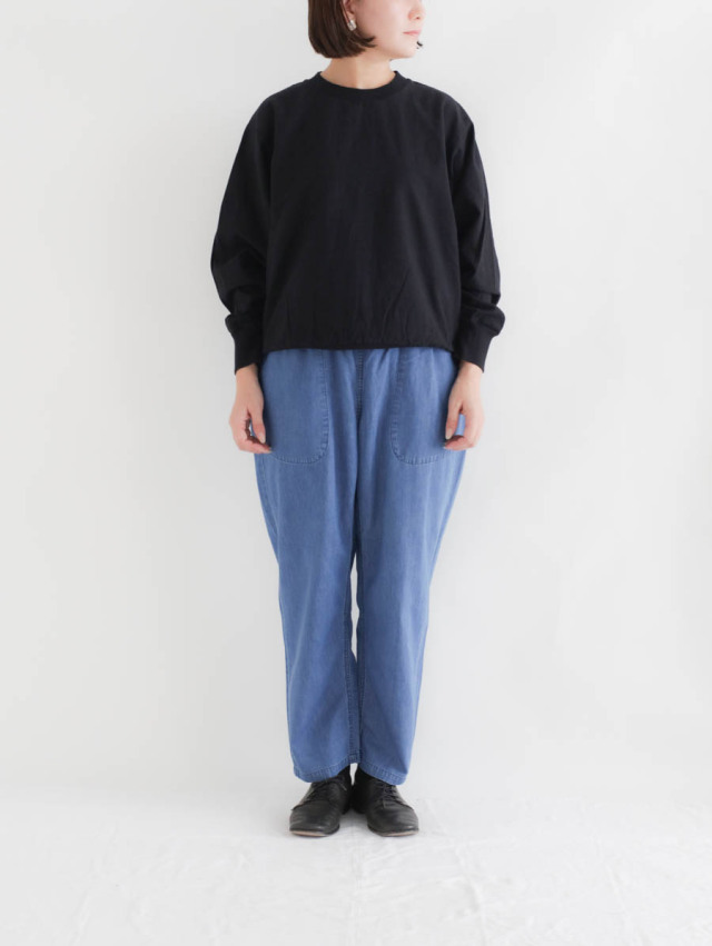 ARTE POVERA プルオーバー ARTE POVERA アルテポーヴェラ｜リネンコットンVネックノーカラー