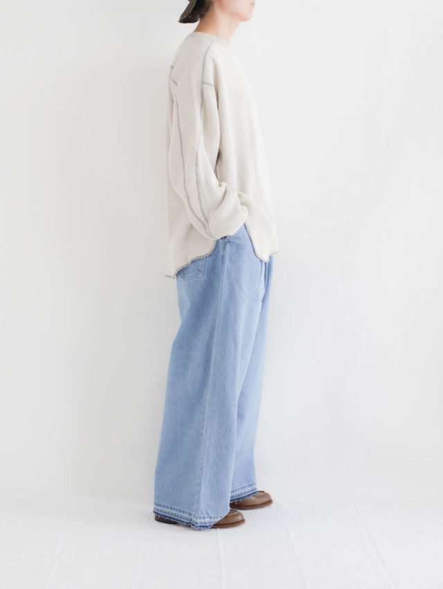 ARTE POVERA アルテポーヴェラ｜12ozデニム2タックワイドカットオフ