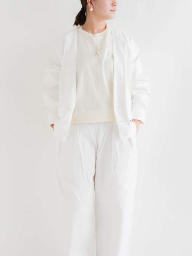ARTE POVERA アルテポーヴェラ｜12ozデニムノーカラーワークジャケット