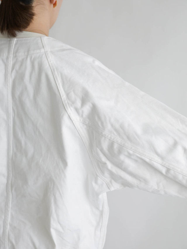 ARTE POVERA アルテポーヴェラ｜12ozデニムノーカラーワークジャケット