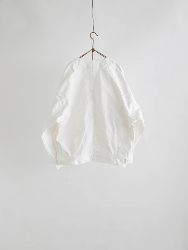 ARTE POVERA アルテポーヴェラ｜12ozデニムノーカラーワークジャケット