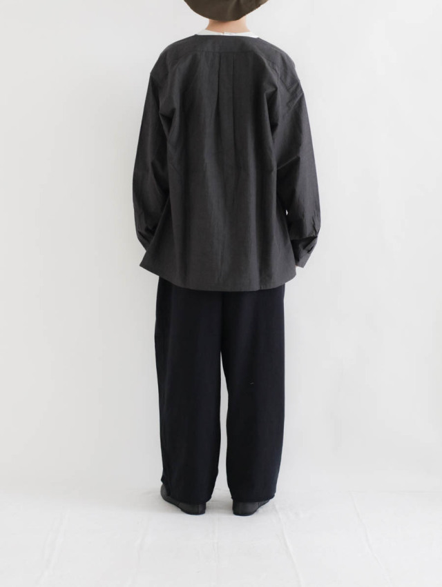ARTE POVERA アルテポーヴェラ｜16/-ムライト天竺製品染タックパンツ