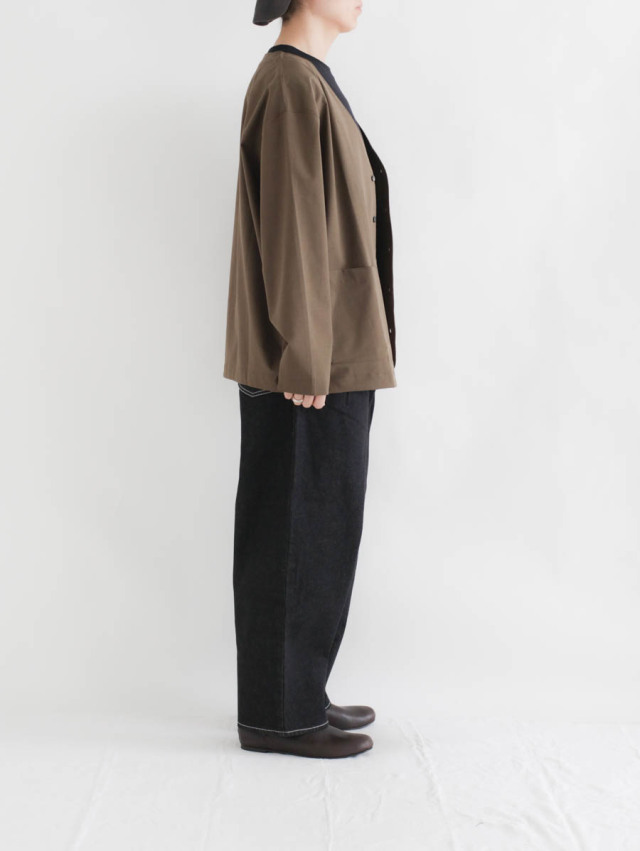 ARTE POVERA アルテポーヴェラ｜12ozデニム2タックパンツ（ブラック）