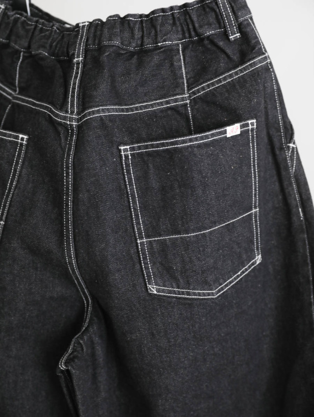 ARTE POVERA アルテポーヴェラ｜12ozデニム2タックパンツ（ブラック）