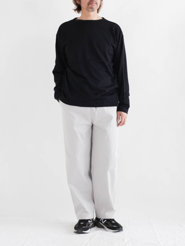【美品】caledoor カレドアー　メリノ長袖カットソー ロンT ウール 黒 楽天市場】[6021-1204]Caledoor(カレドアー) Merino Wool Long