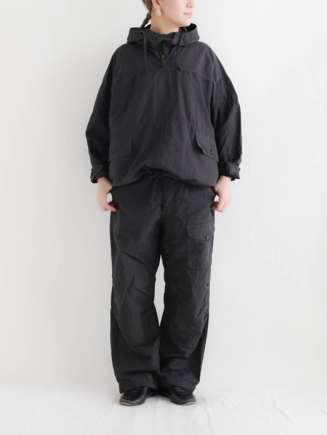 Caledoor カレドアー / Weather Cloth Hooded Smock チャコール