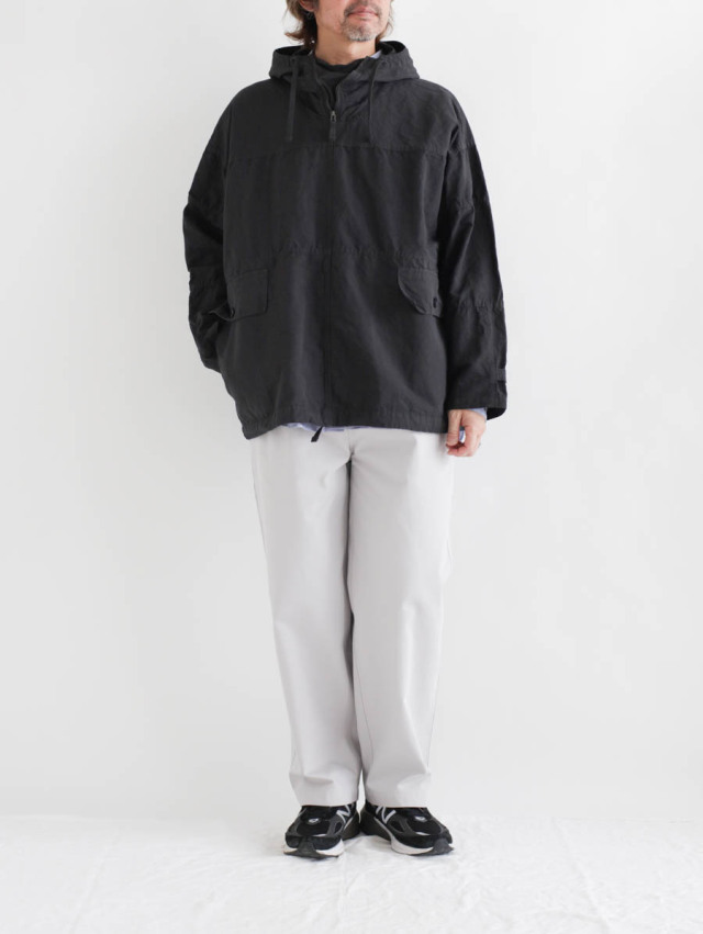 Caledoor カレドアー / Weather Cloth Hooded Smock チャコール