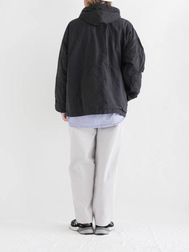Caledoor カレドアー / Weather Cloth Hooded Smock チャコール 