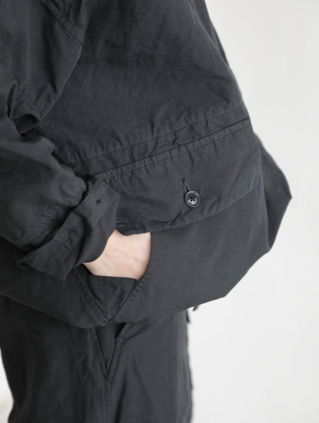 Caledoor カレドアー / Weather Cloth Hooded Smock チャコール