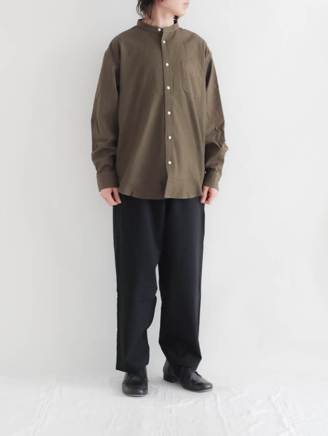 EEL Products イールプロダクツ / アトリエシャツ オリーブ