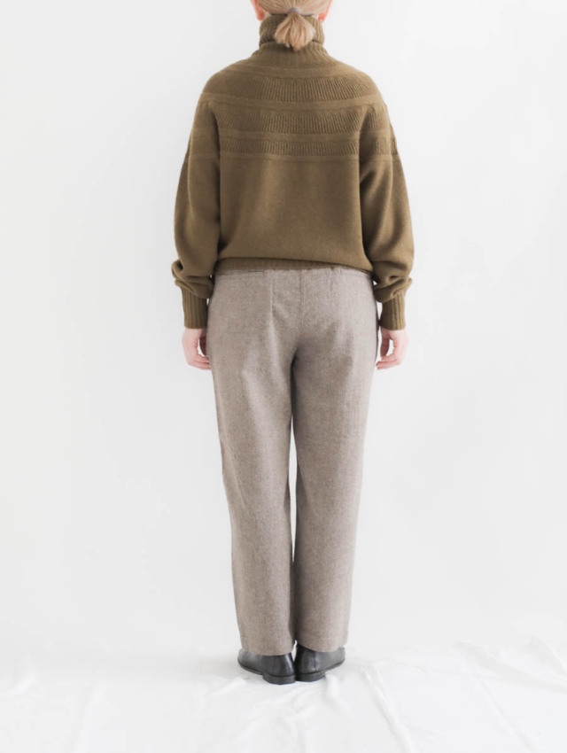 EEL Products イールプロダクツ｜COOK PANTS WOOL ブラウン