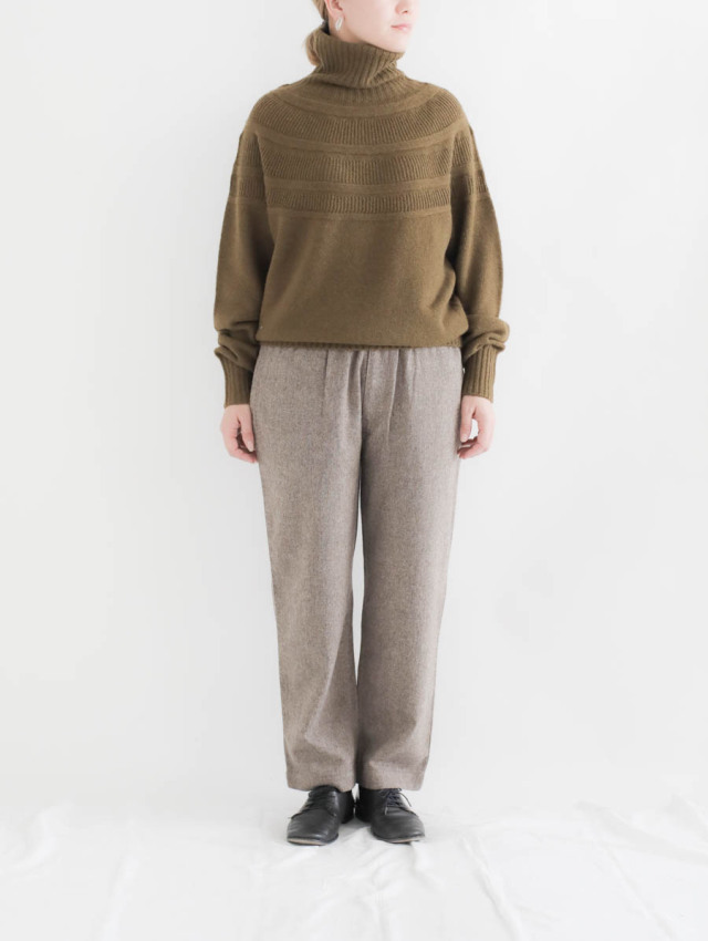 EEL Products イールプロダクツ｜COOK PANTS WOOL ブラウン