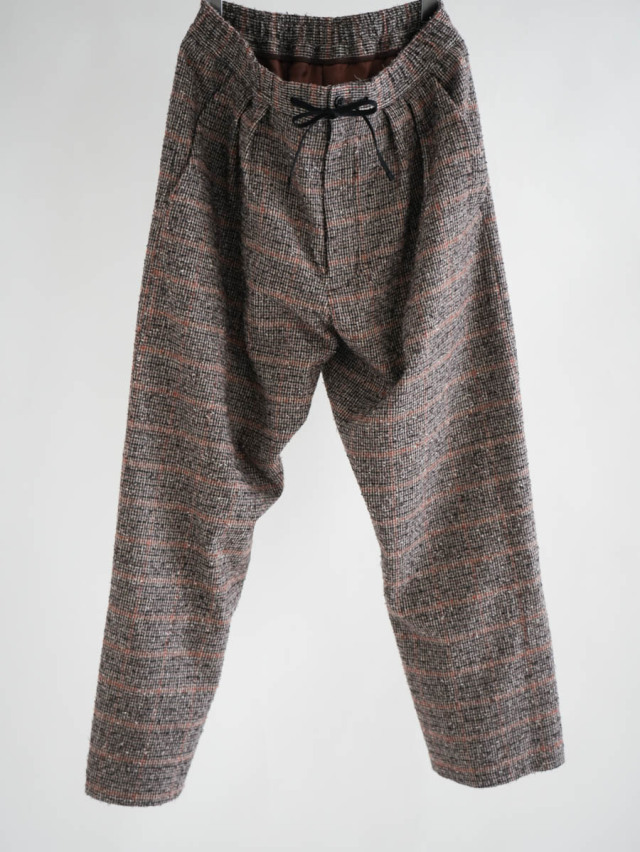 EEL Products イールプロダクツ｜I BE ROAD PANTS ブラウンチェック