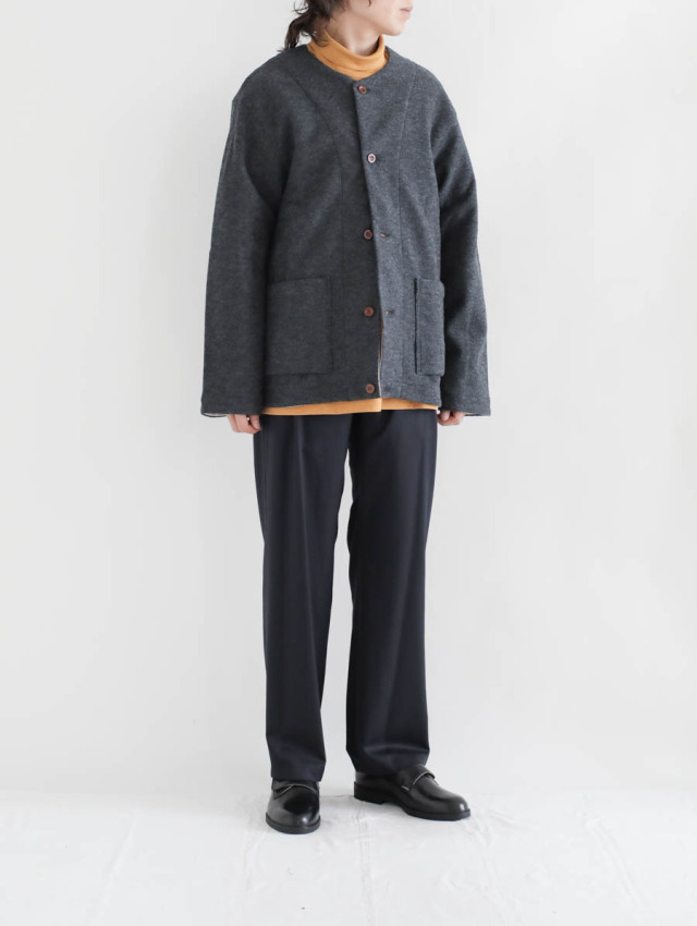 EEL Mushroom Jacket M ダークグレー カーディガン EEL Mushroom Jacket M ダークグレー カーディガン