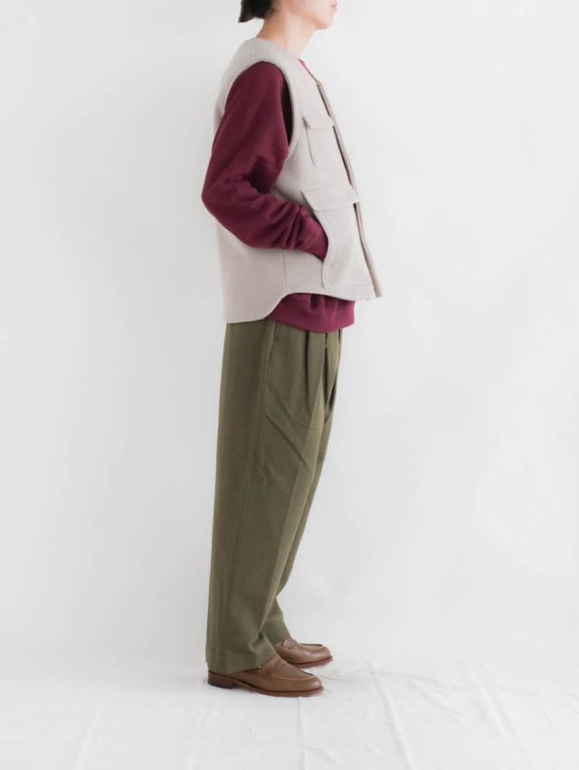 EEL Products イールプロダクツ｜オーケストラパンツ（オリーブ）