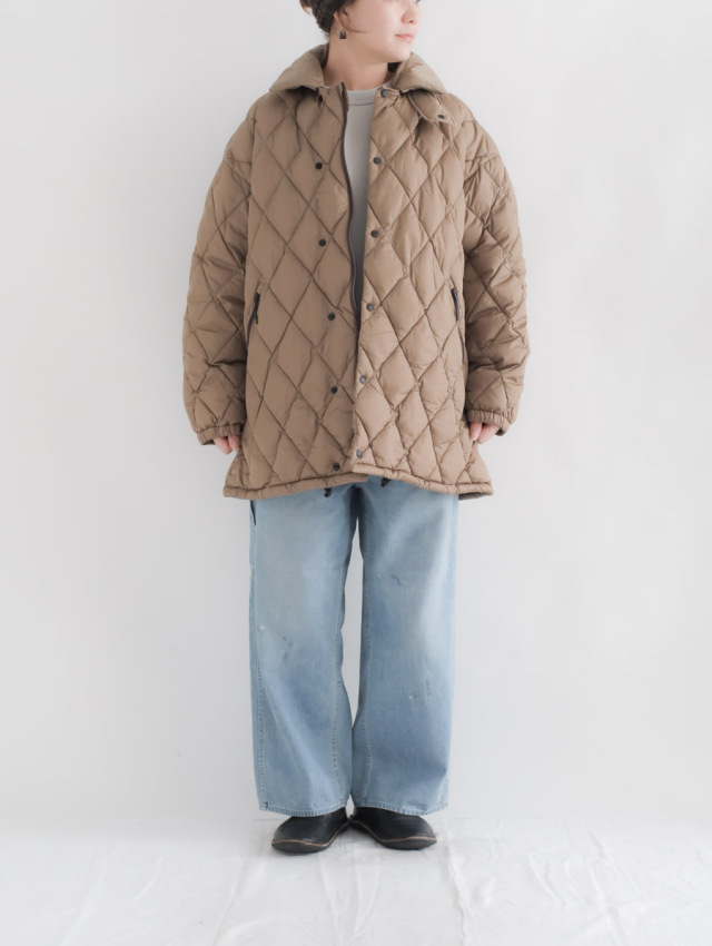 EEL Products イールプロダクツ / Sazanka Coat×NANGA ベージュキャメル