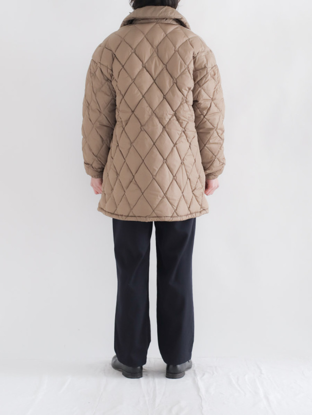 EEL Products イールプロダクツ｜Sazanka Coat×NANGA ベージュ