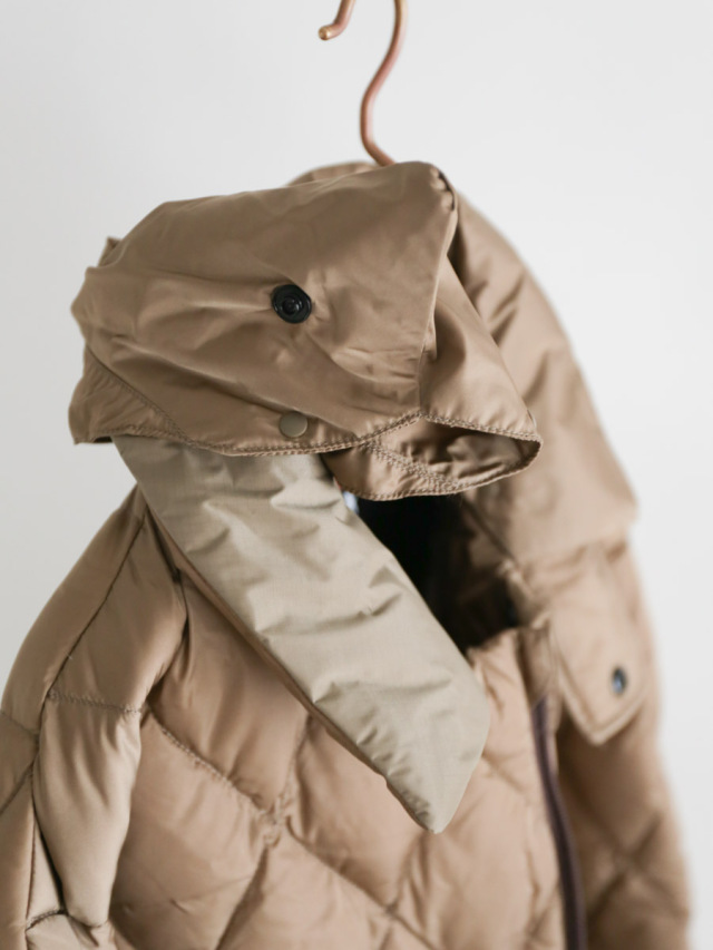 EEL Products イールプロダクツ｜Sazanka Coat×NANGA ベージュ