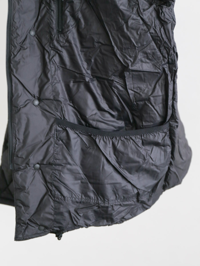 EEL Products イールプロダクツ｜Sazanka Coat×NANGA ブラック