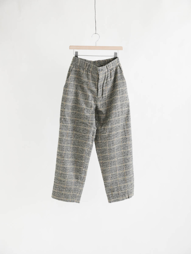 新品EELサンパンツチェック　S EEL Products イールプロダクツ｜SUN PANTS Window pane ライト