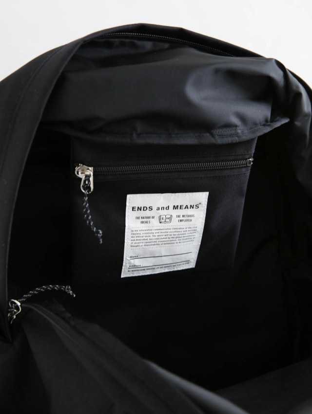 バッグ ENDS and MEANS ENDS and MEANS】 Waist Bag - Black -