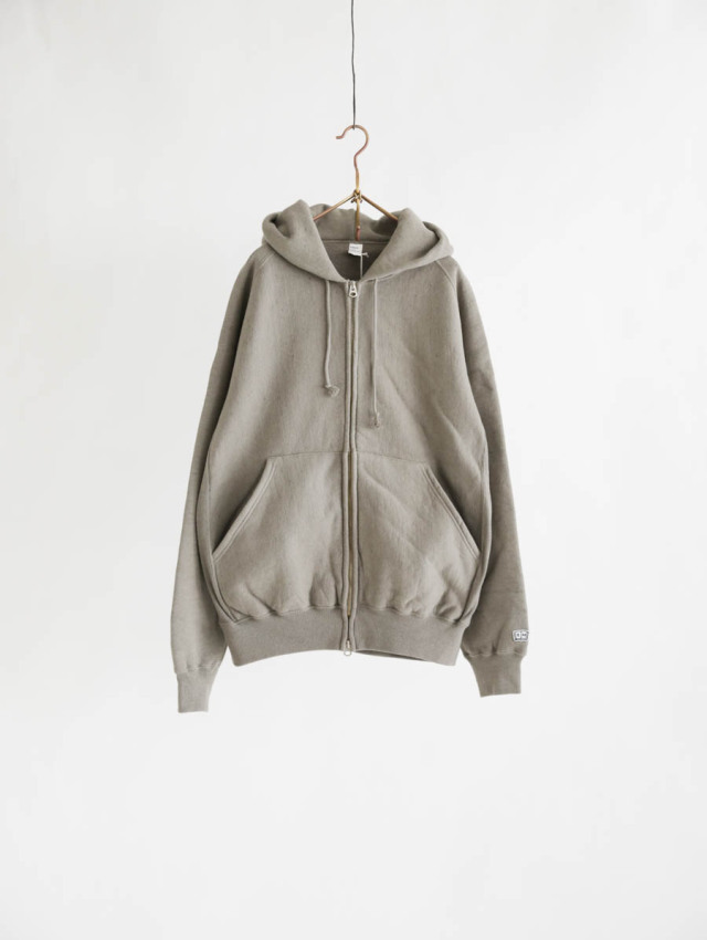 ENDS and MEANS エンズアンドミーンズ / Zip Hoodie スレートグレー