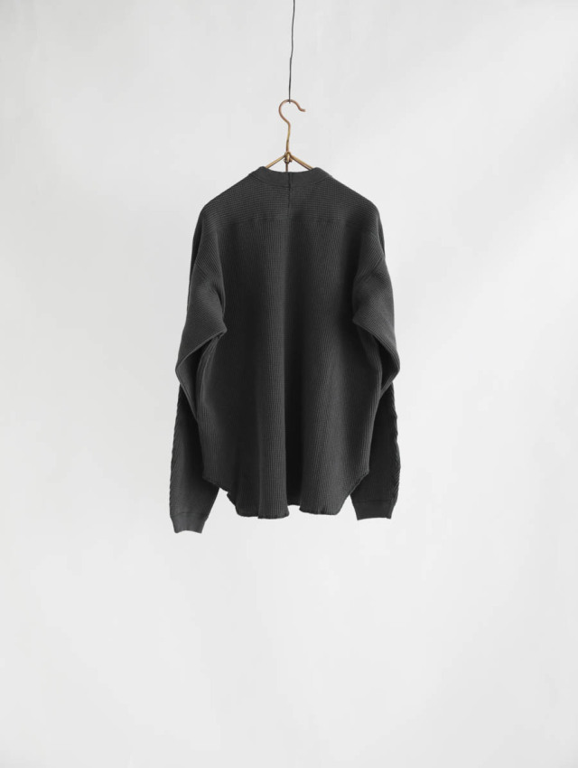 ENDS and MEANS エンズアンドミーンズ｜ワッフルサーマル（チャコール）