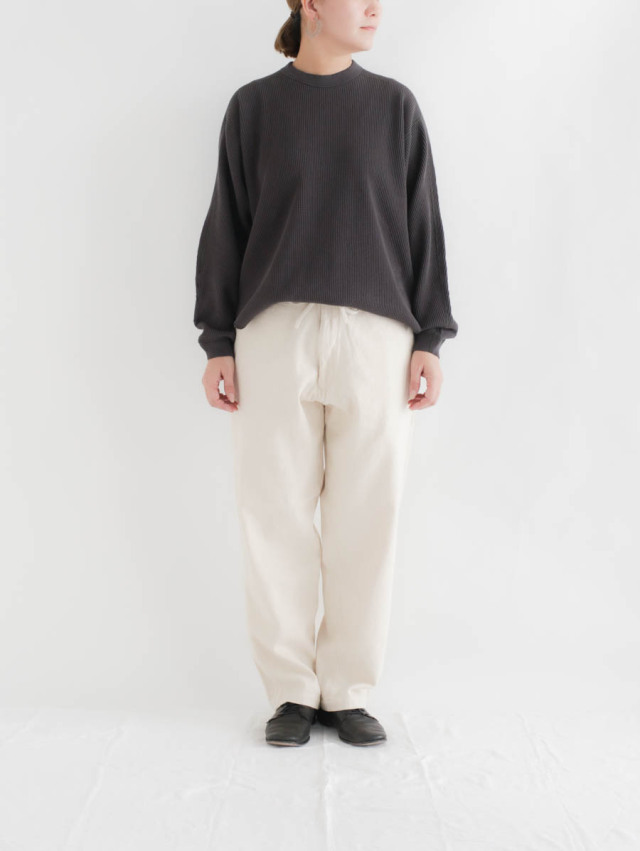 ENDS and MEANS エンズアンドミーンズ｜ワッフルサーマル（チャコール）