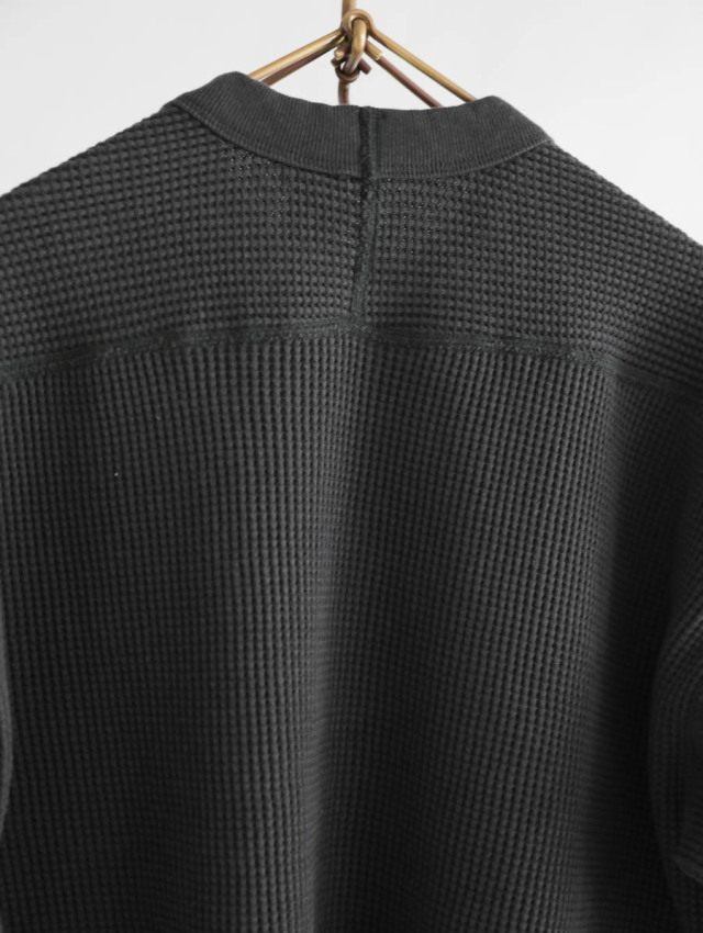 アットラスト　サーマル　3点セット　38 ENDS and MEANS エンズアンドミーンズ｜ワッフルサーマル（チャコール）