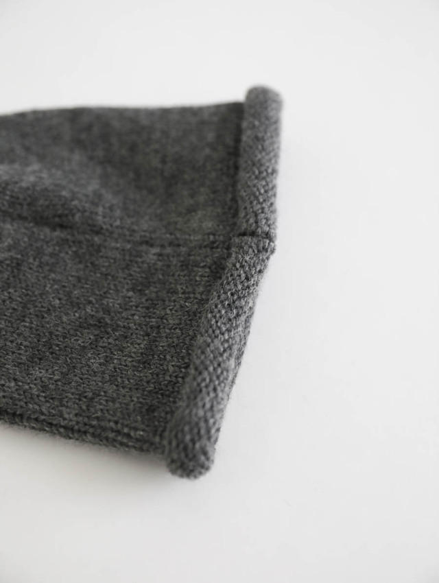 ENDS and MEANS グレー ニット帽 ENDS and MEANS】2025AW Grandpa Knit Cap - 3 Colors -